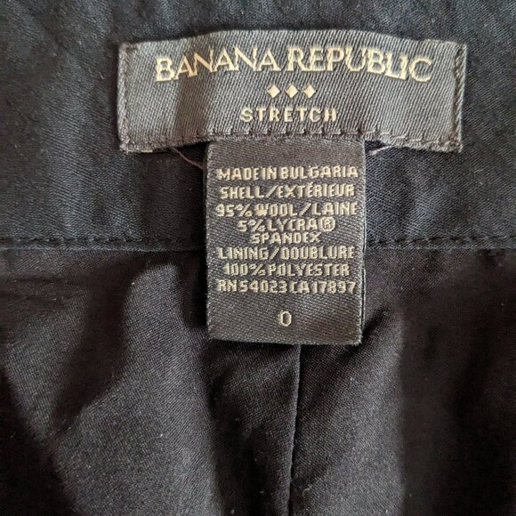 Banana Republic Black Wool Pants - Picture 7 of 7